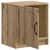vidaXL Nočna omarica 2 pcs Artisan hrast 43 x 34,5 x 47 cm