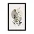 Plakat minimalistične rastline v boho stilu - 30x45 silver