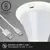 Briloner 7420016 - LED punjiva dodirna stona lampa sa prigušiva, LED/4W/5V 3000K, bela