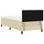 Vidaxl Box Spring Bed with Mattress & LED Bež 100x200 cm Tkanina