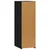 Kreveta Crni hrast 30 x 41 x 93 cm Konstruirano drvo