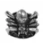 Prstan Gothic Spider - SS8-1137R