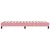 Vidaxl Box Spring Postelja brez vzmetnice Roza 80x210 cm Velvet