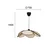 Luster na sajli MARGARET 1xE27/40W/230V crna/bež