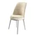 Hanah Home set trpezarijskih stolica Dexa 4 kom, krem tkanina Babyface, hromirane metalne noge