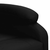 Masažni stol s funkcijo vstajanja črno umetno usnje