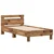 Vidaxl Konstrukcija postelje Star les 193 x 95 x 88 cm Konstruiran les