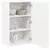 vidaXL Viseča omarica Riga Bela 50 x 31 x 80 cm Konstruiran les