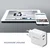 Qoltec stenski polnilnik 45 W | 5–20 V | 2,4–3 A | USB tip C PD | USB 3.0 | bel