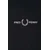 Fred Perry EMBROIDERED T-SHIRT Črna