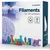 GEMBIRD Filament za 3D štampač 3DP-ABS1.75-01-S ABS, 1.75mm, 1 kg, Srebrni