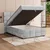 BOX KREVET VEGA 120/200 cm , svetlosiva