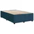 Vidaxl Box spring postelja z vzmetnico modra 120x190 cm žamet