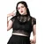 Majica moška - Moon Rays Lace Crop - KILLSTAR - KSRA005164