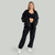 STRIX Women‘s Zip Hoodie Washed Black
