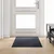 Vidaxl Preproga za tek Antracit 80 x 200 cm blago