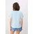 Trendyol Milla Ženska majica TWOSS26TS00144, Svetloplava