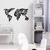 Wallity Zidna dekoracija MT - 015, 86 x 47 cm, Crna