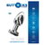 ToyJoy Buttocks The Glider Vibrating Metal Buttplug Large Silver