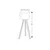 Opviq Podna lampa Ayd 1522, Siva