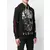 Philipp Plein - dollar skull print hoodie - men - Black