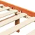 Krevetna konstrukcija 2 pcs Vosak smeđa 205,5 x 145,5 x 100 cm