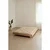 Rjava zakonska postelja iz masivnega bora z letvenim dnom 180x200 cm Social – Karup Design