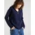 Trendyol Navy Blue Soft Textured Zippered Knitwear Sweater