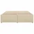 Vidaxl Posteljni okvir brez vzmetnice krem 200x200 cm blago