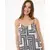 Mexx Ženska haljina MF006302661W, Maxi, Crno-bela