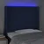 Vidaxl vidaXL Vzglavje postelje z LED modro 93x16x118/128 cm blago