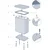 Curver Kanta za otpatke Verto, 54l, Plava
