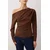 Trendyol Milla ženska bluza Twoaw26Bz00138, Braon-Dark Brown