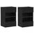 Set TV komoda 2 pcs Crna 40 x 30 x 60,5 cm Konstruirano drvo
