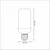LED dekorativna sijalica FLAME T60 E27/3W/230V 1400K