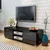 TV ormarić visoki sjaj crni 120 x 40,5 x 35 cm