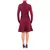 KARL LAGERFELD Ženska haljina 216W2031-503, Bordo