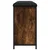 Klupa za cipele s preklopnom ladicom boja hrasta 82x32x56 cm