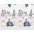 JOY sklopiva podloga sa dva lica Grey Deco+Slon u planini 150x200x1 cm