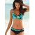 PETITE FLEUR Bikini  turkizna / črna / bela