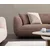 Atelier del Sofa Ugaona garnitura Pavia, 250x170x90 cm, Braon