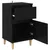 Noćni ormar 2 pcs Crni hrast 40 x 35 x 70 cm Konstruirano drvo