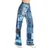 Winshape Hlače CUL105C modra/voda/moder denim