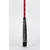 Devil Sticks Nylon Stick with Neon Strip & Goat Kid Leather Handle Nubuck Leather Top 71cm Red