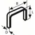 Bosch Spajalica od pljosnate žice tip 52 2609200207, 12,3 x 1,25 x 12 mm