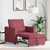 Sofa na razvlačenje Singl boja crnog vina 90 x 165 x 87 cm