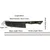 Damaščanski kuhinjski nož KU-37427 - Kiritsuke / Crna / Zlatna KP37427