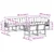 Set vanjskih sofa 8 kom. Prirodna i crna