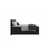 MID.YOU BOXSPRING POSTELJA 140 cm x 200 cm , tekstil, leseni material antracit