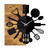 WALLXPERT Wooden Clock 32